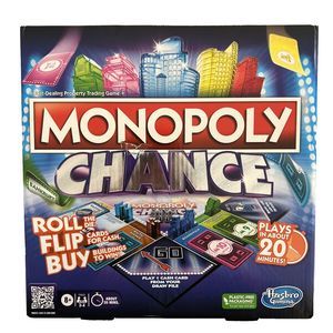 Monopoly Chance Board Game Roll Flip Buy Dealing Property Game 20‎ Mins